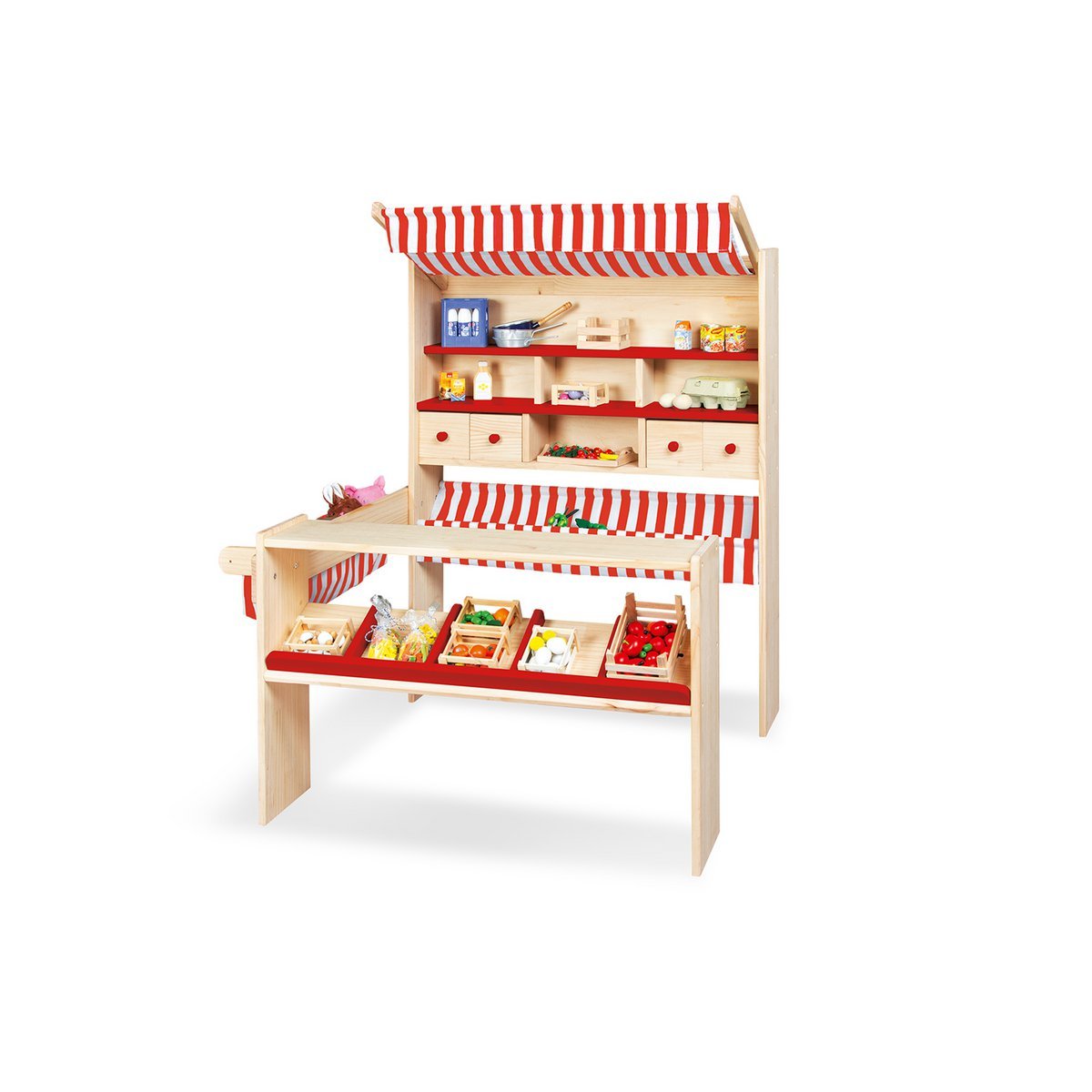 Marktkraam 'Lucy' - rood
