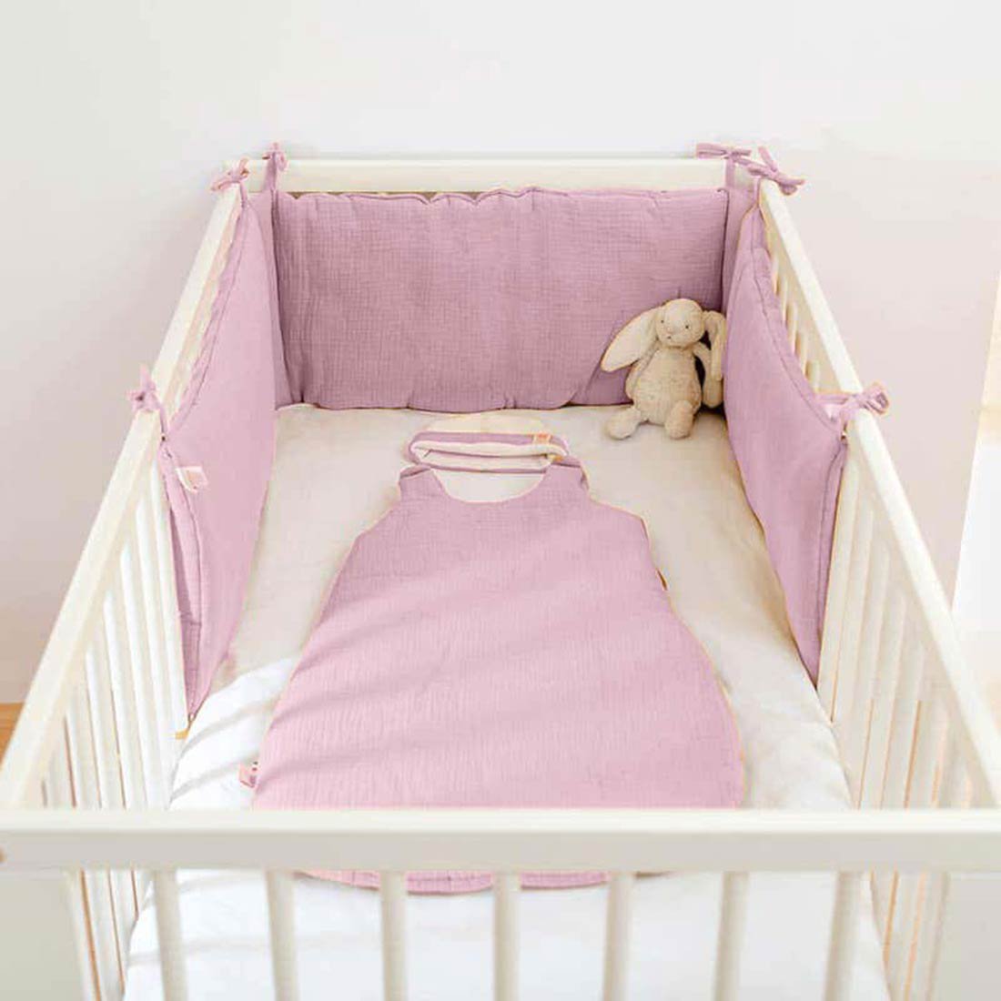 Bedbumper - roze