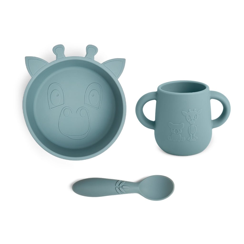Eetset Ebba 3-pack Giraf Groen