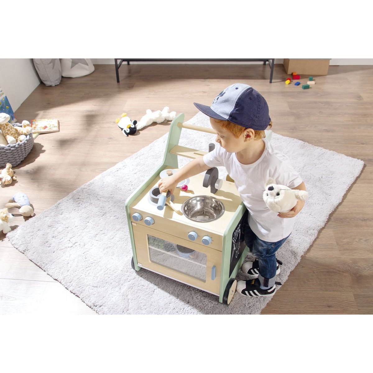 Kinderkeuken 'Kalle' - pastelgroen