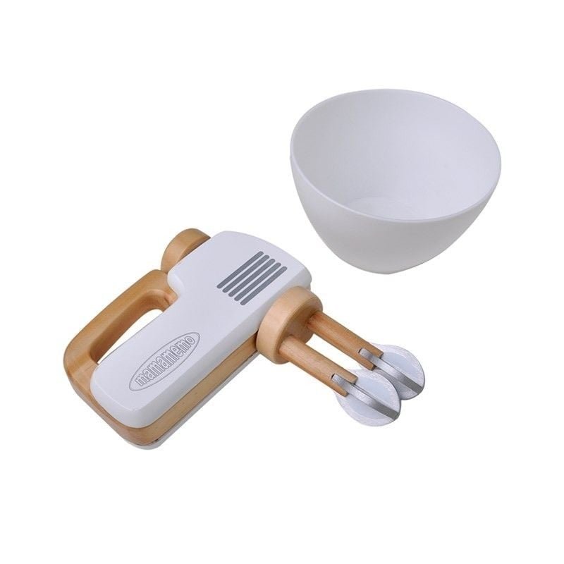 Handmixer met kom - wit