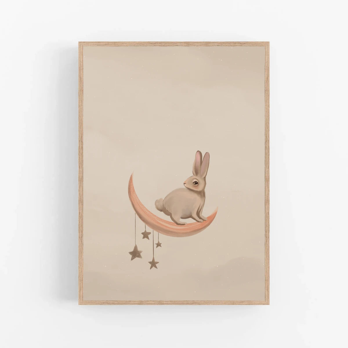 Set van 3 posters - Bosdieren vriendjes | Enchanted forest beige