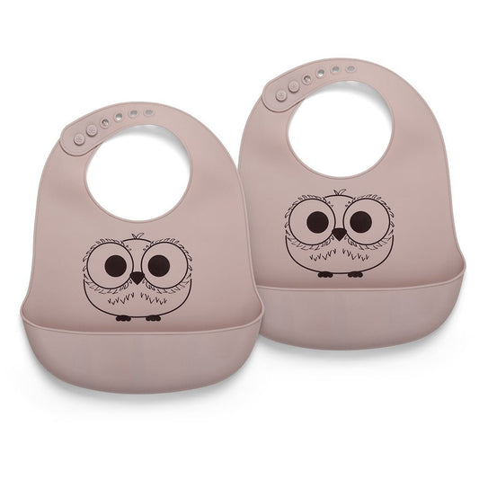 Slabbetje Alfie 2-pack - Uil