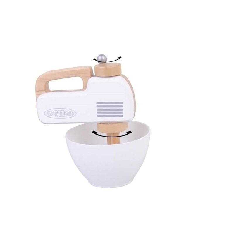 Handmixer met kom - wit