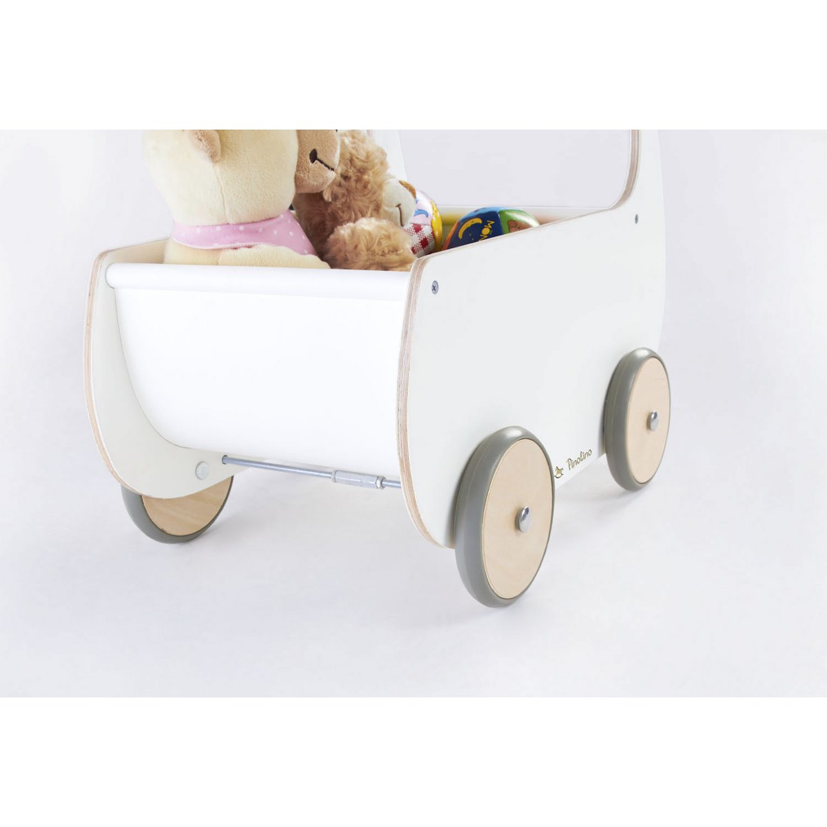 Poppenwagen 'Mette' - wit