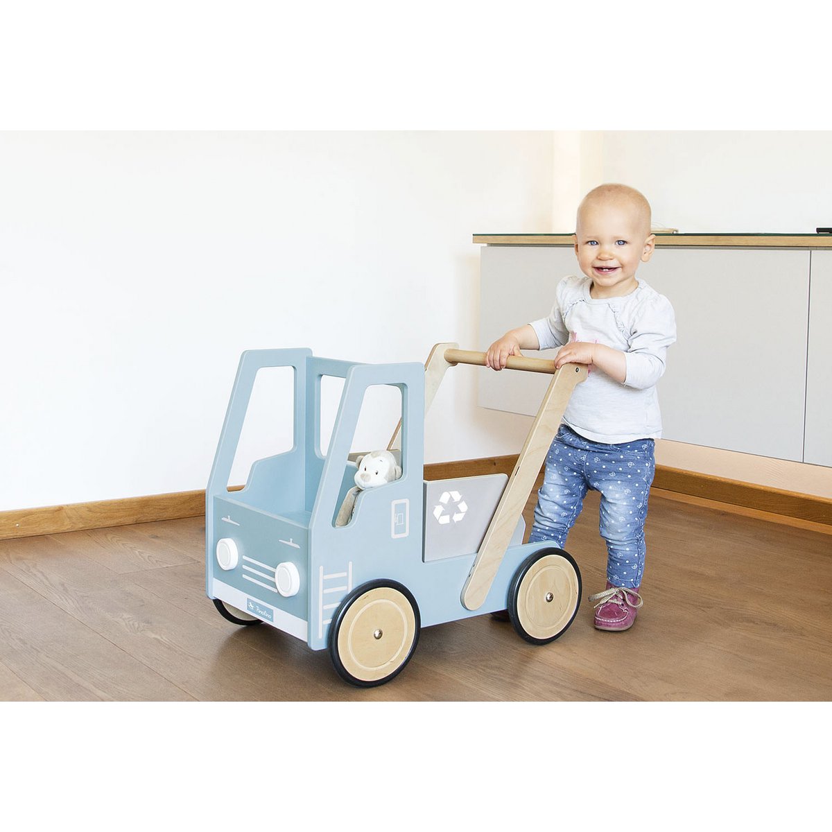 Loopwagen 'Fred' - blauw