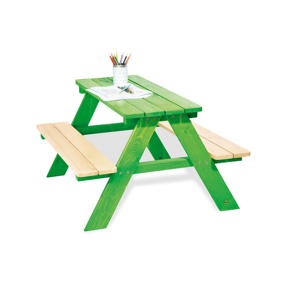 Kinderpicknickbank 'Nicki 4' - groen