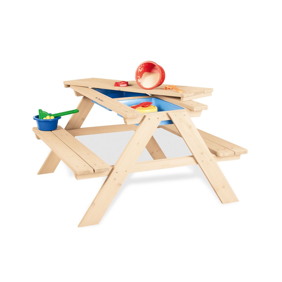 Kinderpicknickbank 'Nicki 4' - naturel