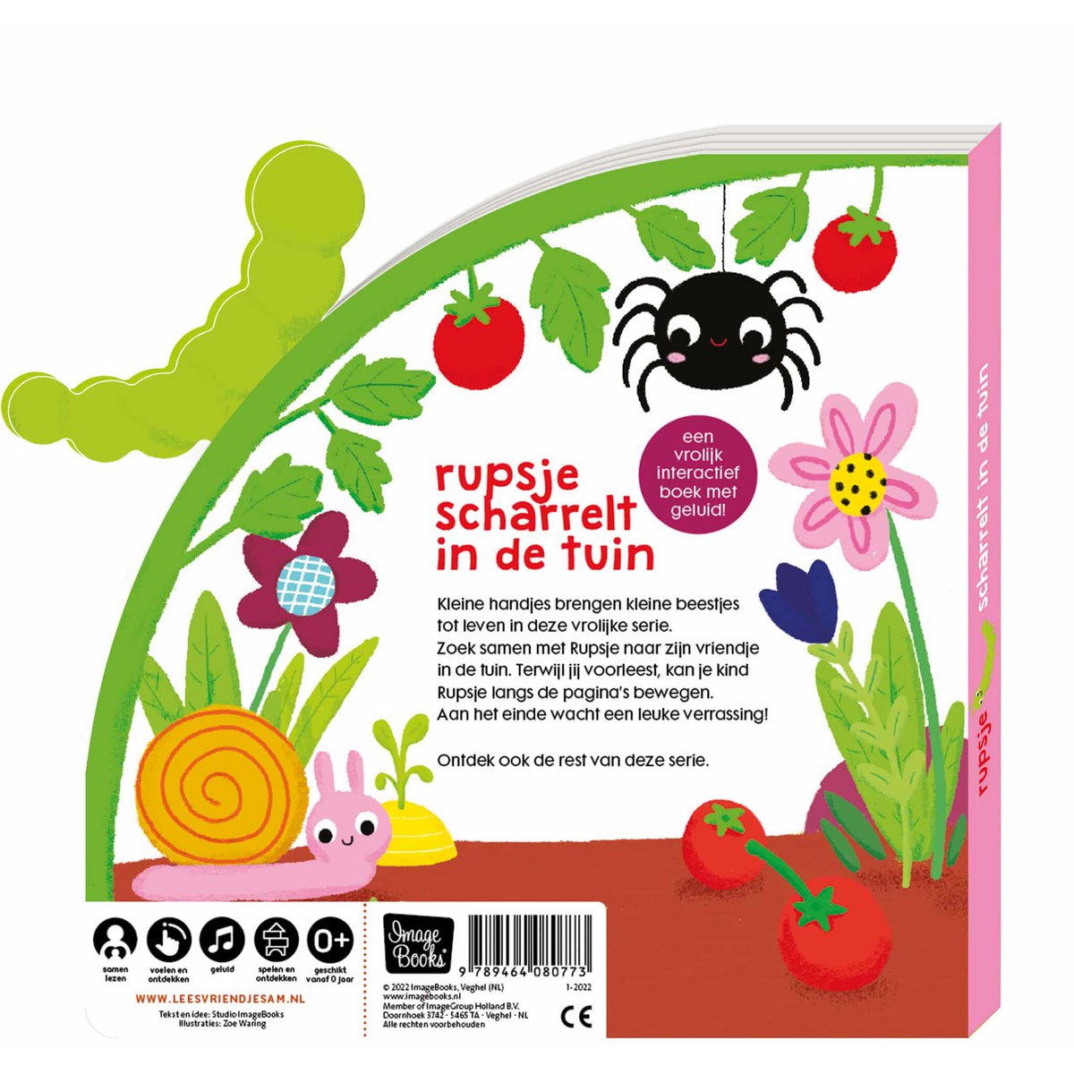 Leesboek - Kleine Beestjes | Rupsje scharrelt in de tuin