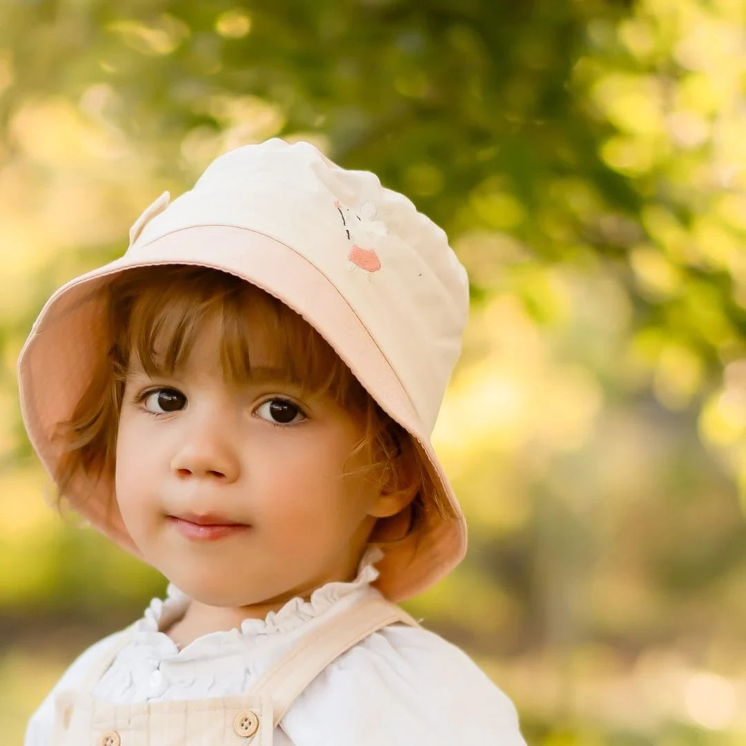 Bucket hat Karl - Roze muis