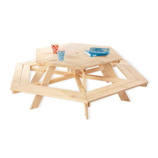 Kinderpicknickbank 'Nicki 6' - naturel